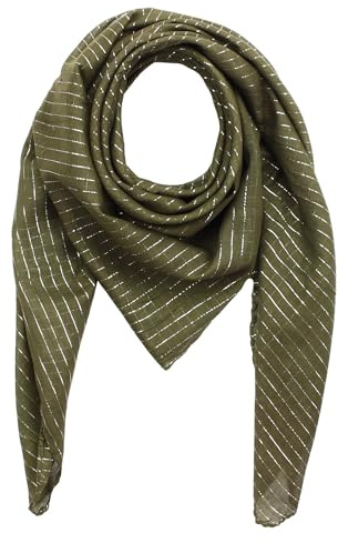 Superfreak® Baumwolltuch mit Silber Lurex - Tuch - Schal - 100x100 cm - 100% Baumwolle