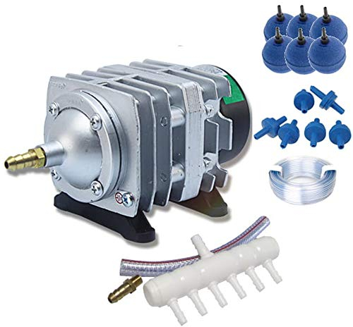 Hailea ACO-208 Set Luftkompressor Koi Teich Aquarium Belüfter Sauerstoffpumpe