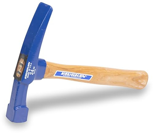 VAUGHAN Brick Layers Hammer, 24 oz Steel Masonry Hammer, Made In The USA, BL24, VN17810