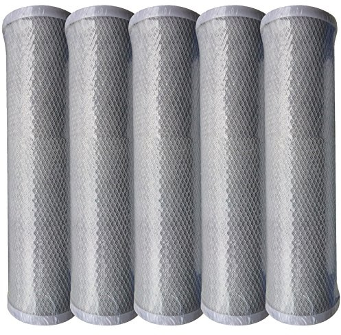 5 x 10 Carbon Block Filter Cartridges for RO Reverse Osmosis Units Housings