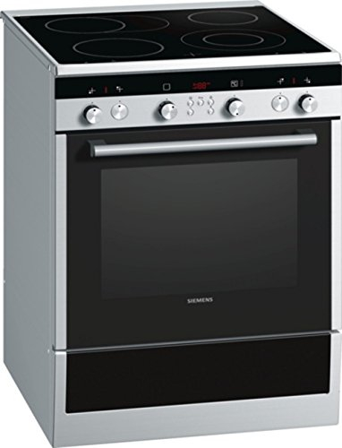 Siemens HC744540 Cuisinière sur pied, A, plaques de cuisson : vitrocéramique, couleur : acier inoxydable, eco Plus, air pulsé 3D Plus