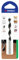 TIVOLY 10863820900 - Broca madera 3 puntas EXTRA de 9 mm largo 125 mm profundidad de corte 81 mm con mango cilíndrico (Envase de 6 pz.)