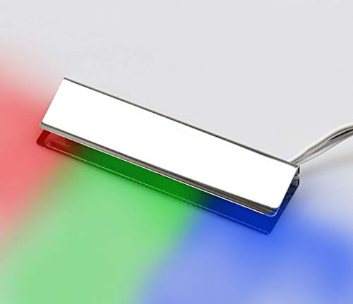 Éclairage LED RGB pour bords d'étagères en verre plateau en verre luminaire de vitrine, clip, choix : lot de 3