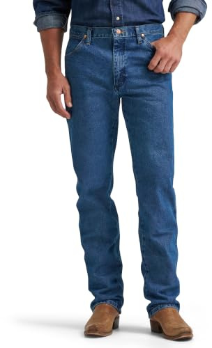 Wrangler Mens 13mwz Cowboy Cut Original Fit Jeans, Stonewashed, 42W x 34L US