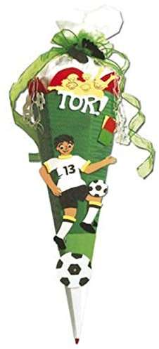 ROTH (658006) Schultüten-Bastelset Fußball, 6-eckig, 680 mm