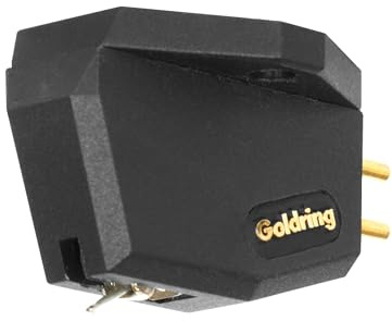 Goldring Elite Ultra High-Performance Low-Output Moving Coil Turntable Phono Cartridge for Record Player Vinyl Needle Hi-Fi - with Gyger S line-contact nude diamond Stylus & Aluminum Cantilever