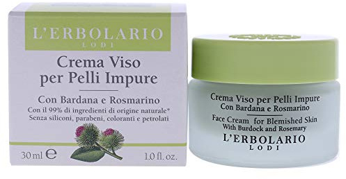 LErbolario Face Cream for Blemished Skin for Unisex 1 oz Cream
