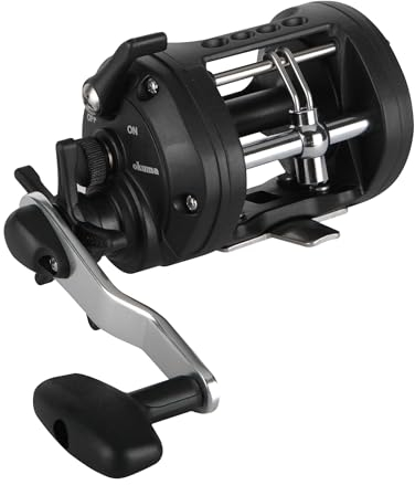 Okuma Classic CLX-300La Rechtshand Multirolle, 420m 0,40mm Schnurfassung, 3,8:1 Übersetzung, Gewicht: 414g, Bremskraft: 5kg, Angelrolle zum Meeresangeln, Meeresrolle