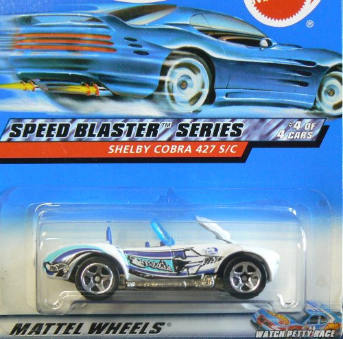 Speed Blaster Series #4 Shelby Cobra 427 S/C #2000-40 Collectible Collector Car Mattel Hot Wheels 1:64 Scale