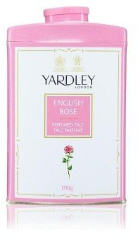 Yardley London English Rose Perfumed Talc for Women, 100g