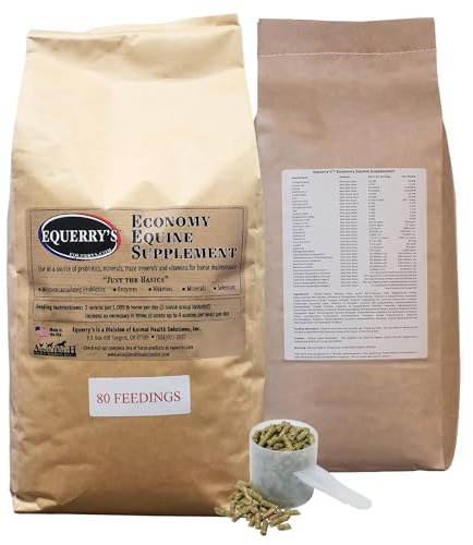 Equerry's Economy Equine Supplement - Horse Probiotics | Supplement for Horses | Horse Vitamins and Minerals Supplement with Enzymes and Selenium, 10lb