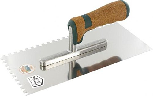 Glättekelle Rechteckzahnung 4mm 130 x 2