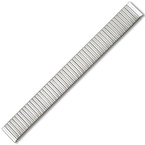 Eichm?ller Rostfritt st?l dragband flexband polerad/matt/PVD-bel?ggning, Silverf?rgad matt, 22mm, Armband