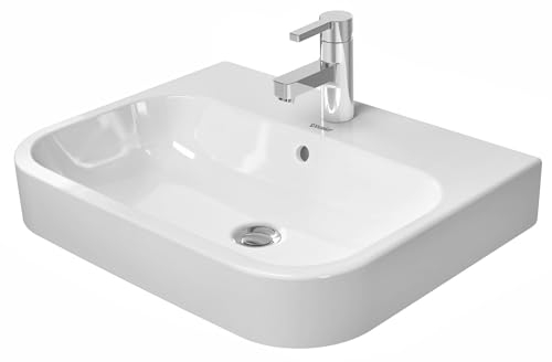 Duravit Aufsatzwaschtisch Happy D.2 60x46cm, geschli., m HL, ÜL, HLB, we WG