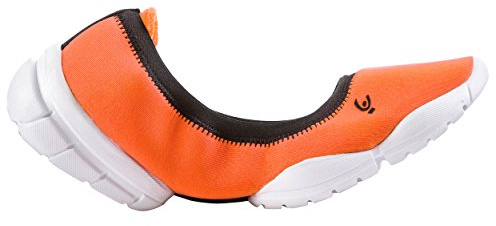 FREDDY - 3pro Bailarinas Ultraligeras De D.i.w.o.® con Suela Triple, Naranja, 40