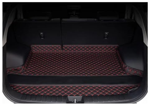 Car Boot Liner For Kia For K3 For Ceed 2019-2023 2022 Car Cover Pad Cargo Liner Interior Protector Accessories Auto Full Coverage Trunk Mat Car Boot Mats(Black red)