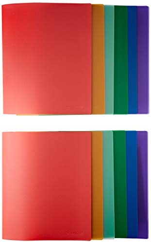 Q-Connect 2 Ring Binder Frosted A4 Assorted (12 Pack)