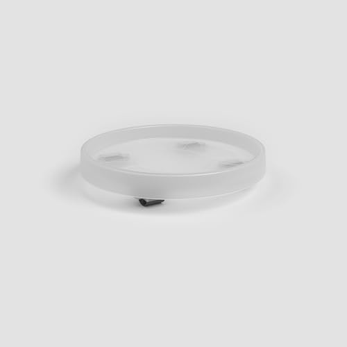 Sottovaso con Ruote 35 cm Trasparente