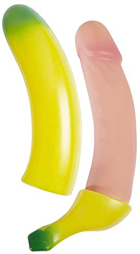 W WIDMANN MILANO Party Fashion, humorvolle und freche Banane, originelles Design, unerwartete Überraschung, Kostümzubehör, originelle Geschenkidee, hochwertige Verarbeitung