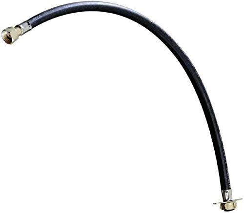 flexible gaz - caoutchouc - butane / propane - ecrou bouteille - 45 cm - banides et debeaurain b88606