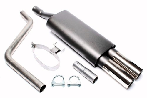 TA Technix Sportendschalldämpfer 2x76mm VW Polo III