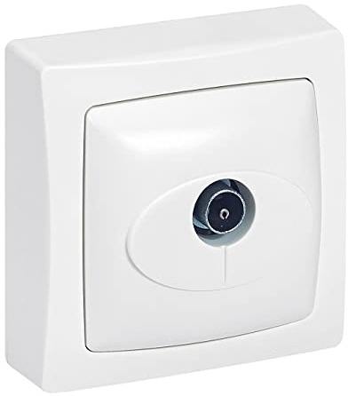 Legrand - Prise TV simple Appareillage Saillie - Blanc