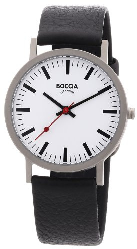 Boccia Herren-Armbanduhr Leder 521-03
