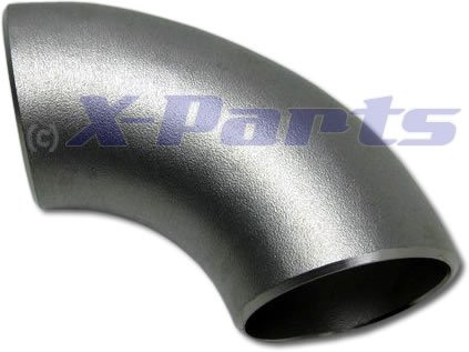 90° Grad EDELSTAHL Bogen 60mm KURZ Rohr V2A Schweißbogen Downpipe Hosenrohr