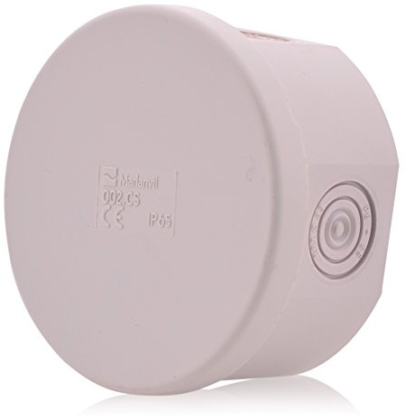 Aufputz Abzweigdosen Kabelabzweigkasten 6 Membraneingänge | IP65 | 80x40mm | Verteilerdose Abzweigdose Aufputz Wasserdicht Aussen Installationsgehäuse Box Verbindungsdose