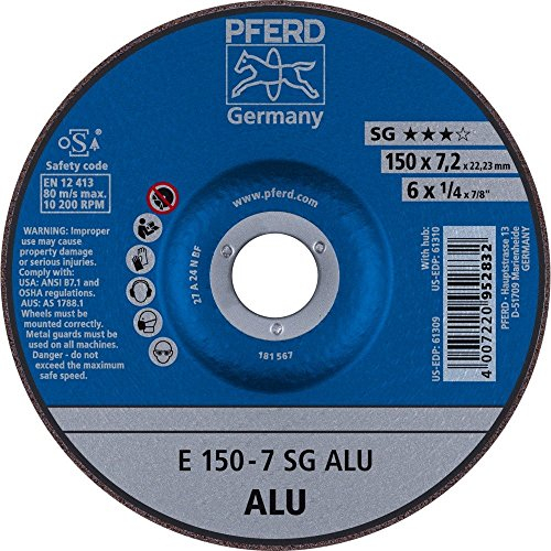 Pferd-Disque à Ébarber 150-7 A N E 24 Sg Alu