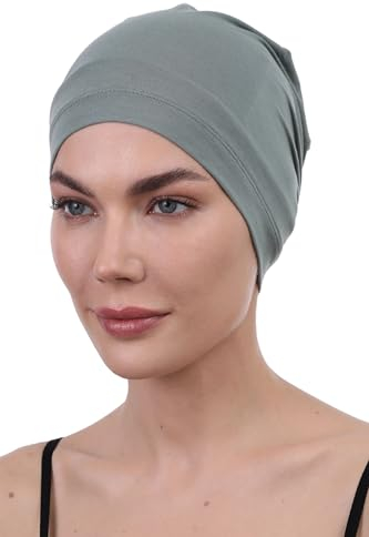 Deresina Headwear Schlafmütze, Chemo Kopfbedeckung (Kaki)
