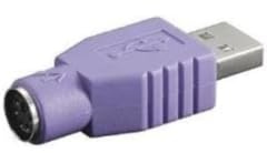 NILOX NX080500104 ADAPTADOR DE CABLE USB 2.0 PS/2 VIOLETA
