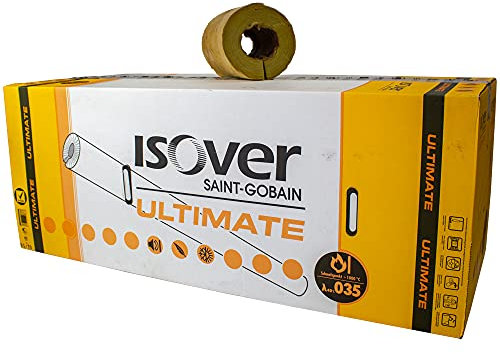 Rohrisolierung Isover U Tech Pipe Section MT 4.0 - unkaschierte Isolierschale - 42x30mm