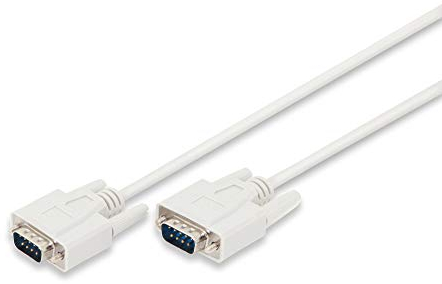 DIGITUS Cavo di seriale - D-Sub 9 a D-Sub 9 - maschio-maschio - 3,0 m - RS-232 - RS-485 - beige