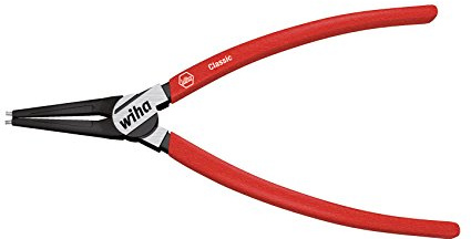 Wiha Sicherungsringzange Classic mit MagicTips® für Aussenringe (Wellen) mit gerader Form in Blister (36219) A 3, 240 mm