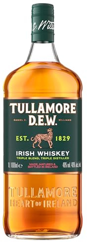Tullamore DEW Original Blended Irish Whiskey, 1l - das Flaschendesign kann variieren