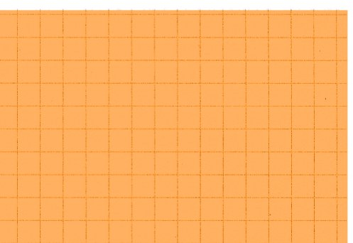 100 Karteikarten DIN A6 / kariert / Farbe: orange
