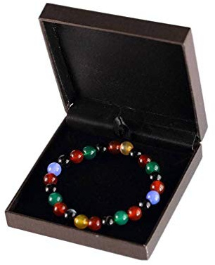 lachineuse agat armband flerfärgad