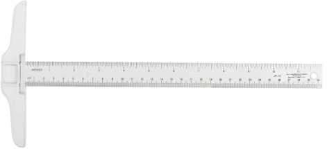 Westcott ‎JR-12 Small Plastic T-Square for Drawing, DIY, Crafts, 12In/30cm