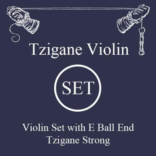 LARSEN STRINGS Violin Saiten Tzigane Multifilament-Fiberkern Satz E Stahl Kugel strong