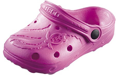 BECO Kinderclogs / Badeschuhe Schildi pink 30