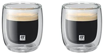 ZWILLING® Sorrento - Juego de 2 vasos de café expreso de doble pared (80 ml)