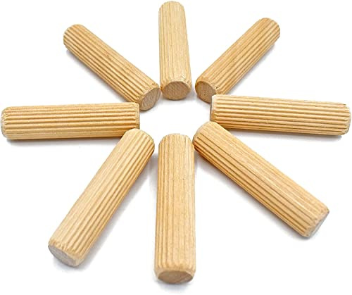 8 mm x 40 mm PINS Holzdübel aus Hartholz MULTIGROOVE abgeschrägten flutige CRAFT Holz Arbeit