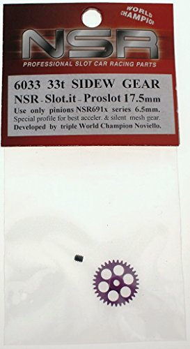 NSR Zubehör 806033 33t Sidew Gear NSR-Slot.it-Proslot 17.5mm