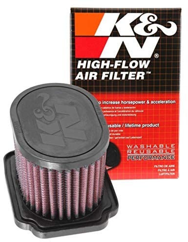 K&N YA-6814 Motorrad Luftfilter, Rot