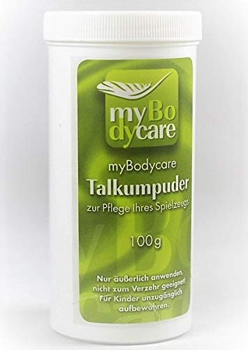 Venus-Versand Talkum-Puder MyBodyCare - Rein und Duftfrei - 100 g (1er Pack) - Puder für optimale Pflege von Toys und Lack/Latex-Produkten