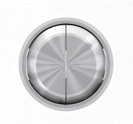 Niessen skymoon - Tecla doble interruptor conmutador cromo