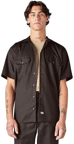Dickies Kortärmad arbetsskjorta för herr, XL