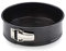 Prestige Inspire 21cm Springform Cake Tins for Baking - Non Stick Round 8 Inch Cake Tin, Freezer & Dishwasher Safe, Heavy Gauge Carbon Steel Bakeware, Black, 21 x 7cm