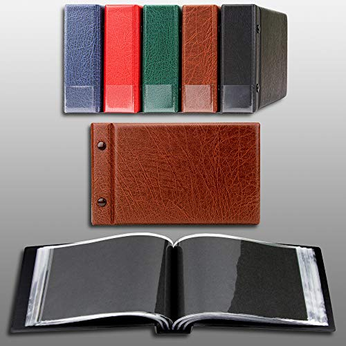 Prophila Collection kleines Postkarten- und Briefe-Album braun